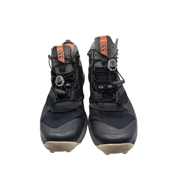 Adidas Terrex Fast Mid GORE-TEX Surround Hiking Boots Black Grey Orange AH2250 8